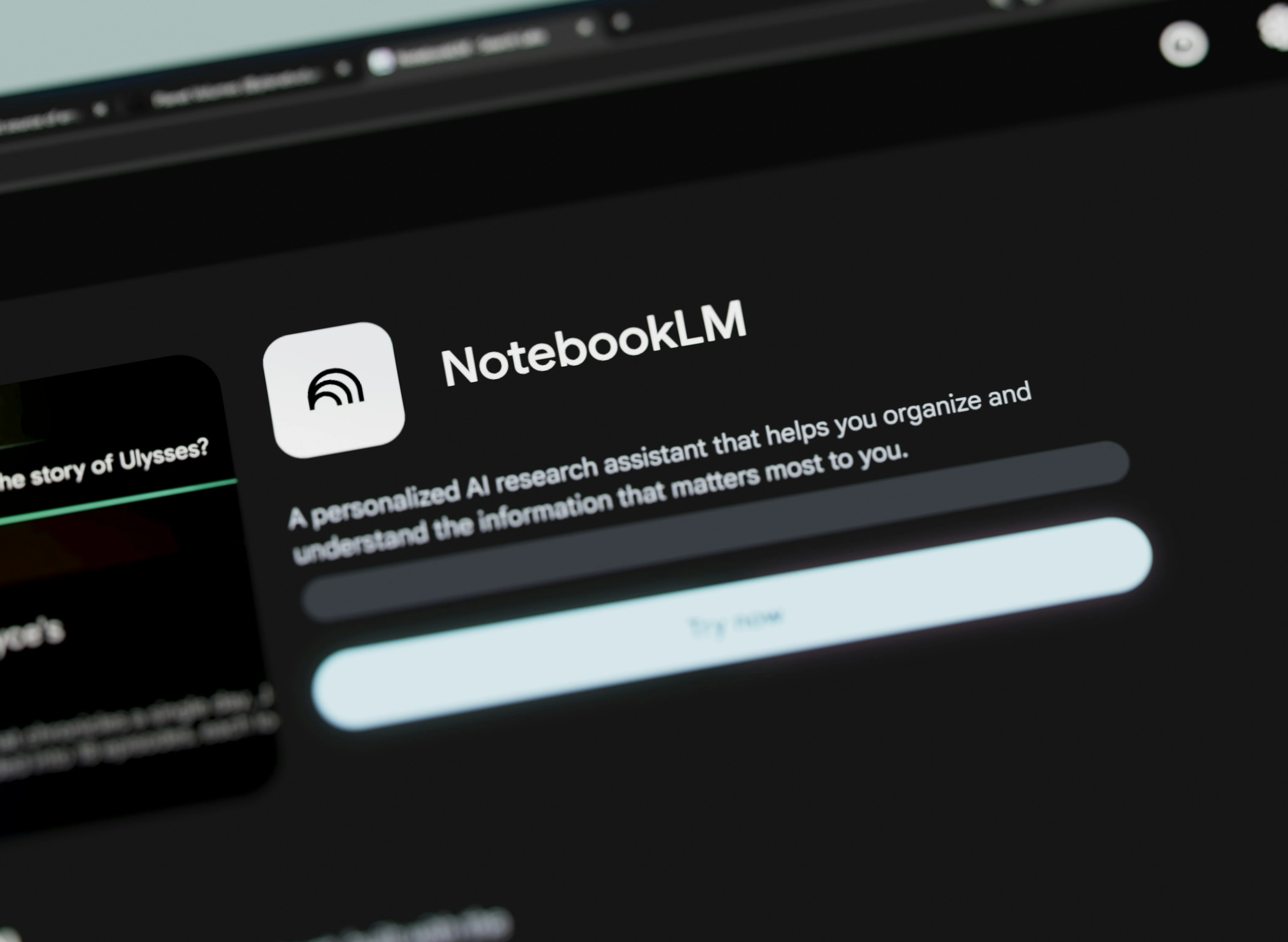NotebookLM Google RAG Interface