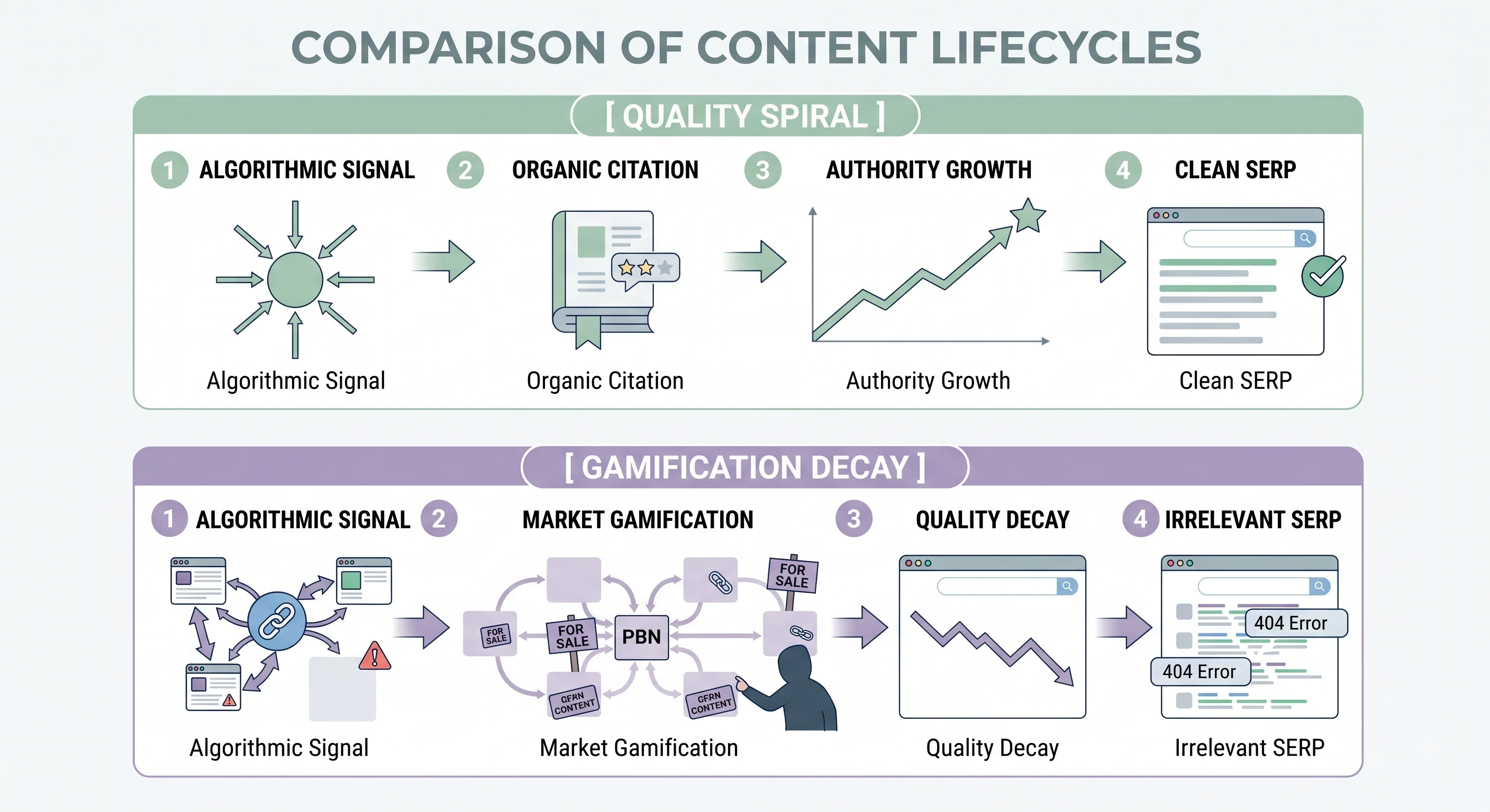 Stages of the digital content lifecycle in RAG architectures